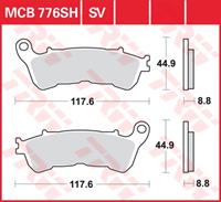 TRW SV/SH Remblokken, en remschoenen voor de moto, MCB776SH