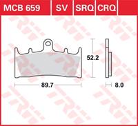 TRW CRQ remblokken, en remschoenen voor de moto, MCB659CRQ