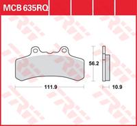 TRW racing quality remblokken, en remschoenen voor de moto, MCB635RQ