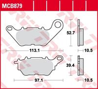 TRW Lucas Bremsbeläge organisch MCB879  113,1/97,1x52,7/39,4