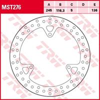 MST vaste remschijf, voor de moto, MST276