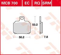TRW Standaard remblokken, en remschoenen voor de moto, MCB700