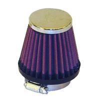 K&N Luchtfilter universeel verchroomd, Universele luchtfilters voor de moto, RC-1070
