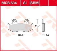 TRW Lucas Bremsbeläge Sintermetall Scooter MCB534SRM 80,9x41