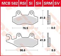 TRW Lucas Bremsbeläge Sintermetall Scooter MCB582SRM 96,6/76