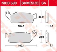 TRW SRM remblokken, en remschoenen voor de moto, MCB598SRM