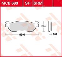 TRW SRM remblokken, en remschoenen voor de moto, MCB699SRM