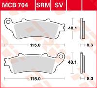 TRW SRM remblokken, en remschoenen voor de moto, MCB704SRM