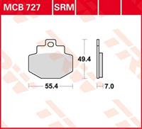 TRW SRM remblokken, en remschoenen voor de moto, MCB727SRM