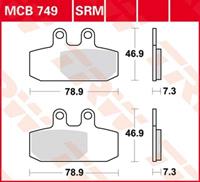 TRW SRM remblokken, en remschoenen voor de moto, MCB749SRM