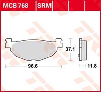 TRW SRM remblokken, en remschoenen voor de moto, MCB768SRM