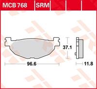 TRW SRM remblokken, en remschoenen voor de moto, MCB768SRM