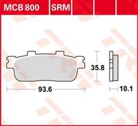 TRW SRM remblokken, en remschoenen voor de moto, MCB800SRM