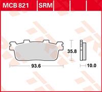 TRW Lucas Bremsbeläge Sintermetall Scooter MCB821SRM 93,6x35