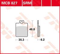 TRW SRM remblokken, en remschoenen voor de moto, MCB827SRM