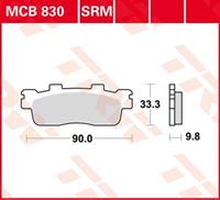 TRW SRM remblokken, en remschoenen voor de moto, MCB830SRM