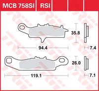 TRW Lucas Bremsbeläge Sintermetall Offroad MCB758SI 94,4/119