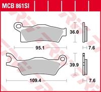 TRW Lucas Bremsbeläge Sintermetall Offroad MCB861SI 95,1/109