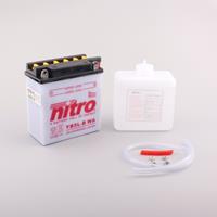 nitro Conventionele batterij antisulfatie met fles zuur, Batterijen moto & scooter, YB5L-B