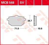 TRW Standaard remblokken, en remschoenen voor de moto, MCB568