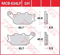 Standaard remblokken, en remschoenen voor de moto, MCB634