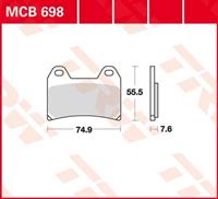 TRW Standaard remblokken, en remschoenen voor de moto, MCB698