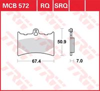TRW racing quality remblokken, en remschoenen voor de moto, MCB572RQ