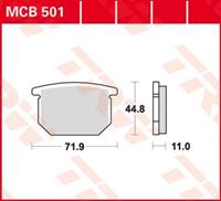 TRW Standaard remblokken, en remschoenen voor de moto, MCB501