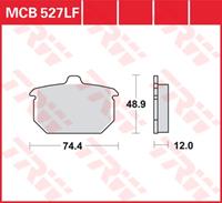 TRW Lucas Bremsbeläge organisch MCB527  74,4x48,9x12mm