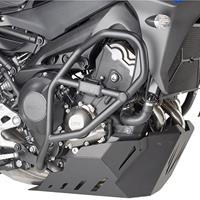 GIVI Valbeugel, Valbeugels voor de moto, TN2139 Zwart gepoedercoat staal onderzijde