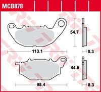 TRW SRQ remblokken, en remschoenen voor de moto, MCB878SRQ