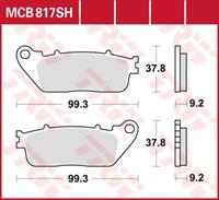 TRW Lucas Bremsbeläge Sintermetall Street MCB817SH 99,3x37,8