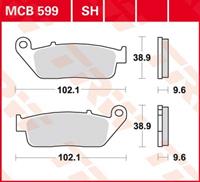 TRW SV/SH Remblokken, en remschoenen voor de moto, MCB599SH