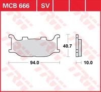 TRW Lucas Bremsbeläge Sintermetall Street MCB666SV 94x40,7x1