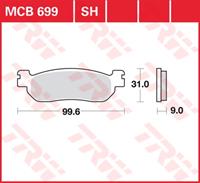 TRW SV/SH Remblokken, en remschoenen voor de moto, MCB699SH