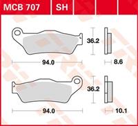 SV/SH Remblokken, en remschoenen voor de moto, MCB707SH