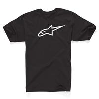 Alpinestars Ageless, T-shirts voor de motorfietsrijder, Zwart-Wit