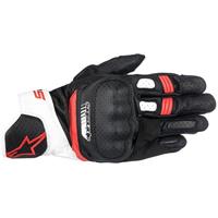 Alpinestars SP-5, Race motorhandschoenen, Zwart-Wit-Rood