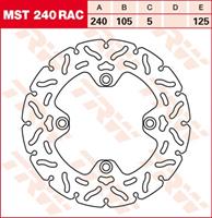 TRW Lucas Bremsscheibe RAC starr MST240RAC 240/105/125/5mm