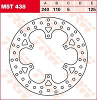 MST vaste remschijf, voor de moto, MST438