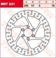 TRW MST vaste remschijf, voor de moto, MST231