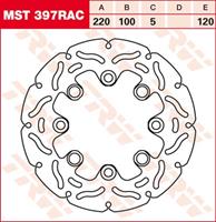 TRW MST vaste remschijf RAC design, voor de moto, MST397RAC