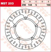 TRW MST vaste remschijf, voor de moto, MST203