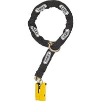 ABUS Detecto 8077/12 KS 120, Kettingslot voor de moto, Black Loop