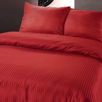 zensation Satin Point - Rood 1-persoons (140 x 200/220 cm + 1 kussensloop) Dekbedovertrek