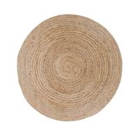Artichok Milou vloerkleed - Jute - Rond Ø150 cm - Naturel