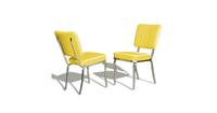 Bel Air Retro Eetkamerstoel CO-25 Geel