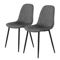 Home24 Eetkamerstoelen Rudine (set van 2), Jack und Alice