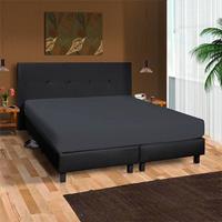 hotelhome Hotel Home Jersey Hoeslaken - Basic Antraciet 190 x 200