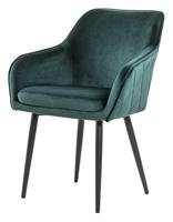 Artistiq Living Artistiq EetkamerstoelCara' Velvet, kleur Groen